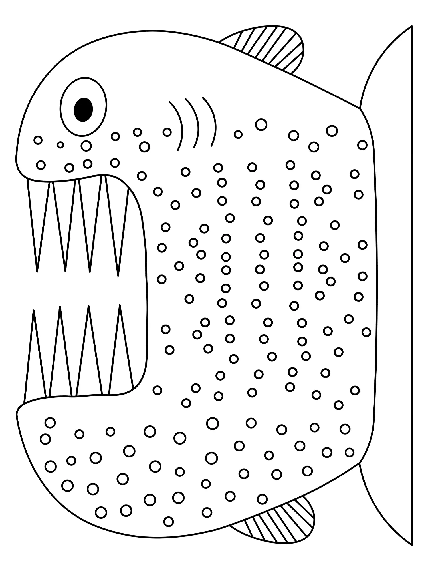 Monstro Marinho Paginas para Colorir 19