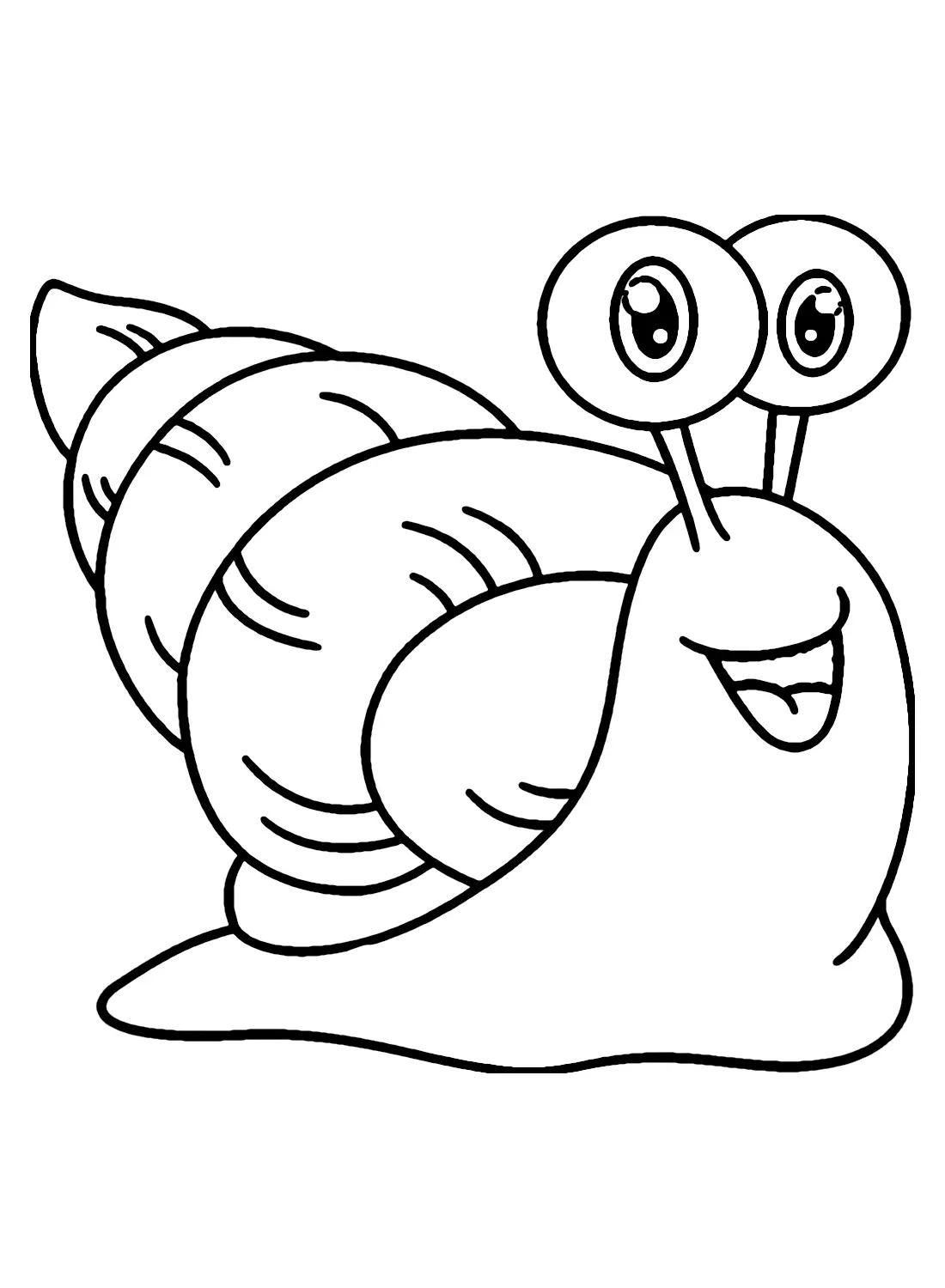 Meeresschnecken Ausmalbilder 1