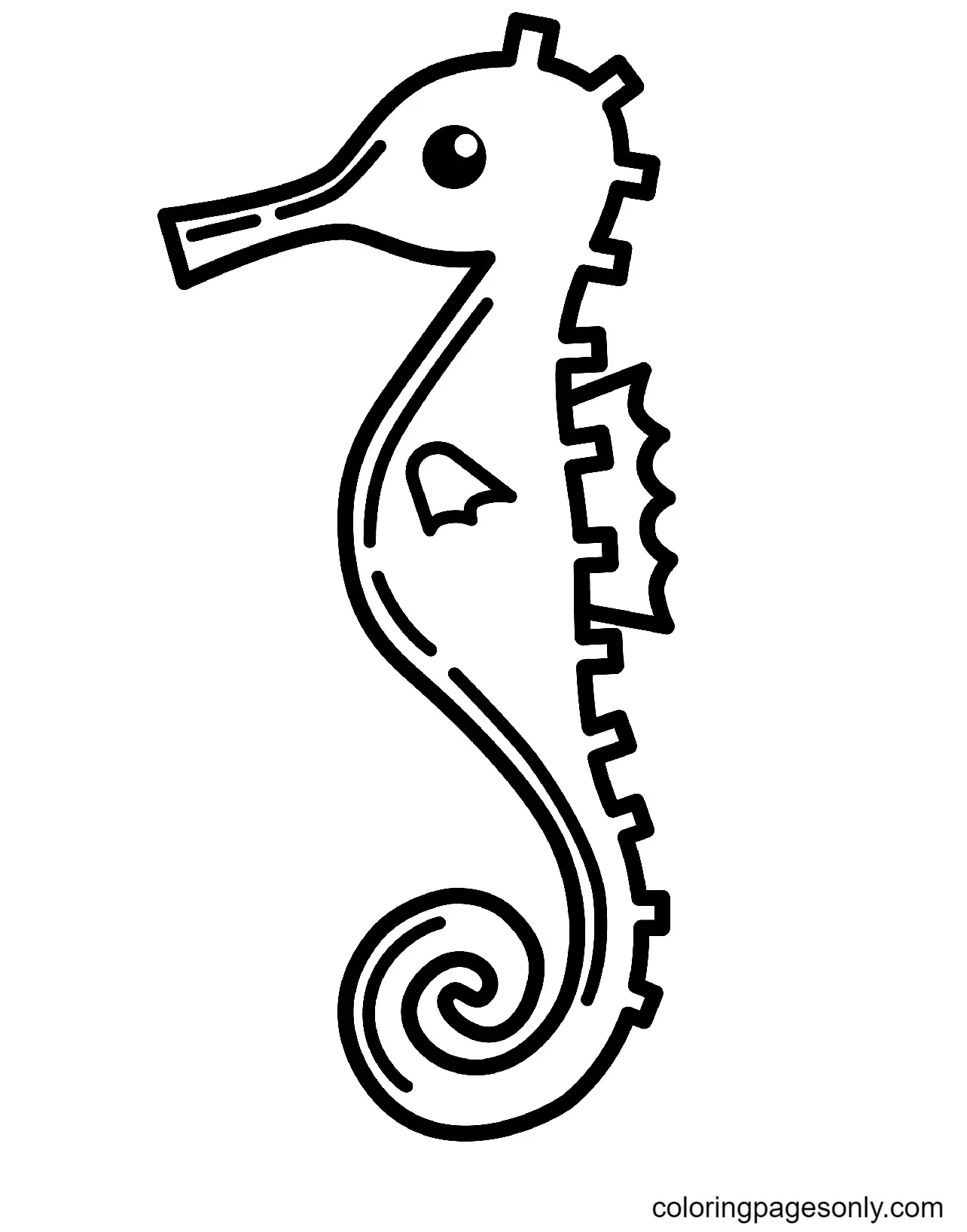 Seepferdchen Ausmalbilder 38