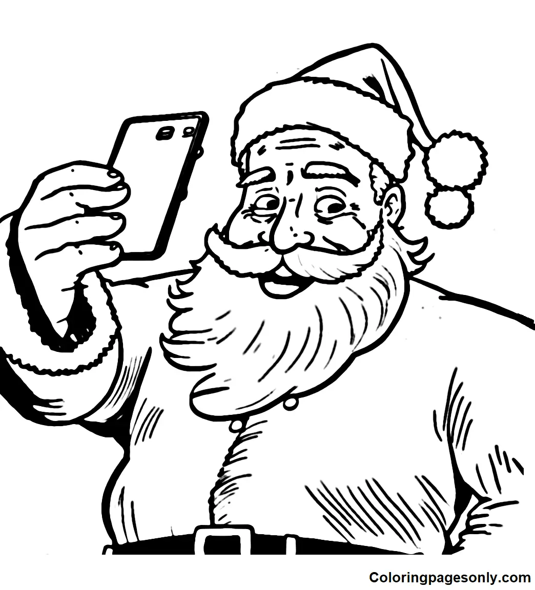 Selfie Ausmalbilder 23