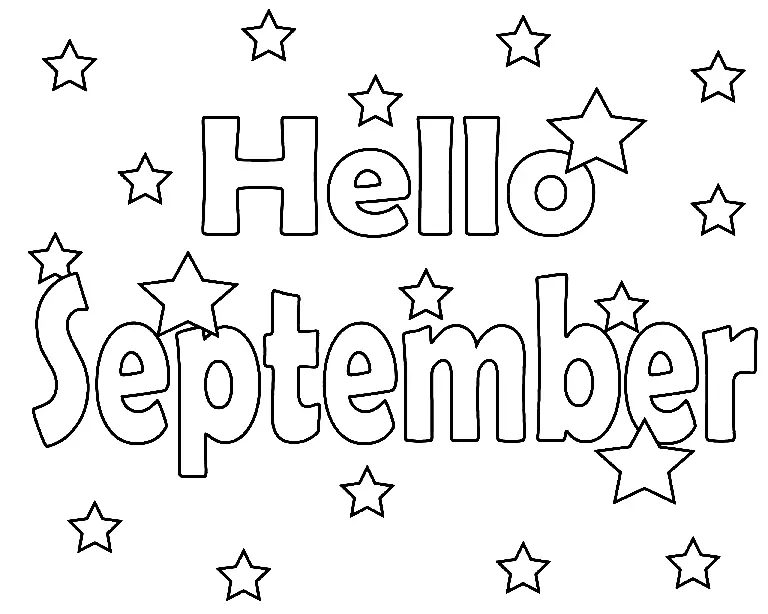 Septiembre Para Colorear 20