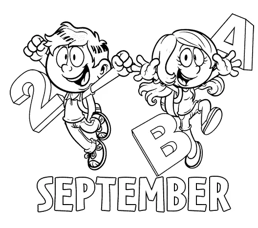 Septiembre Para Colorear 23