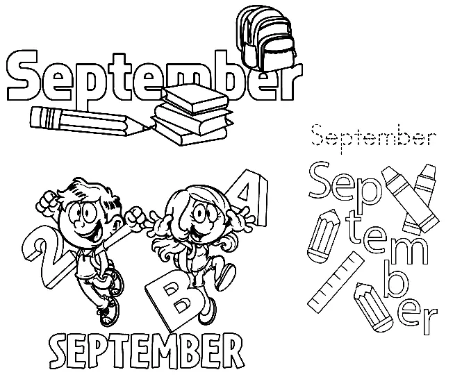 Septiembre Para Colorear 29