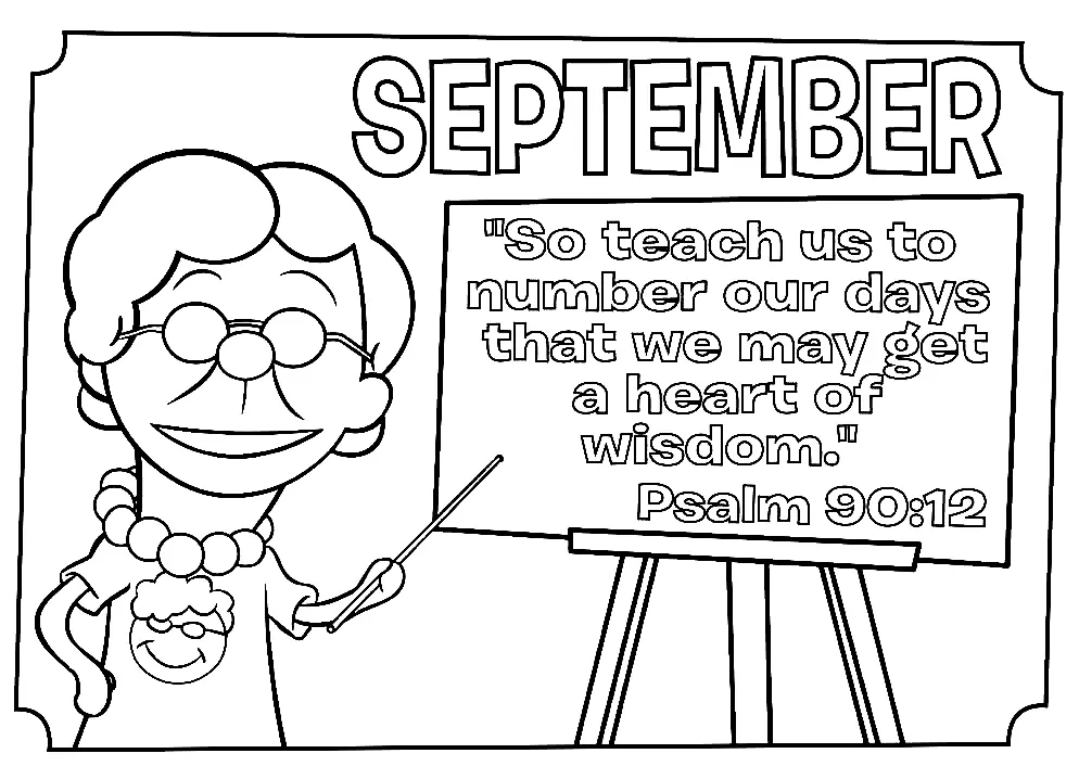 Septiembre Para Colorear 30