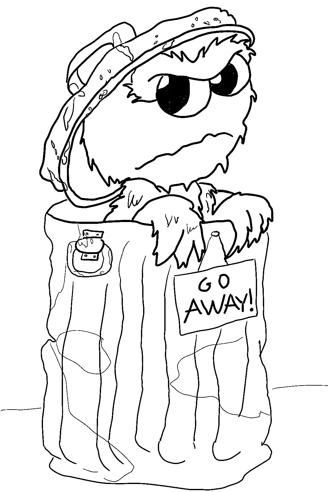 Desenhos de Vila Sesamo Para Colorir 26