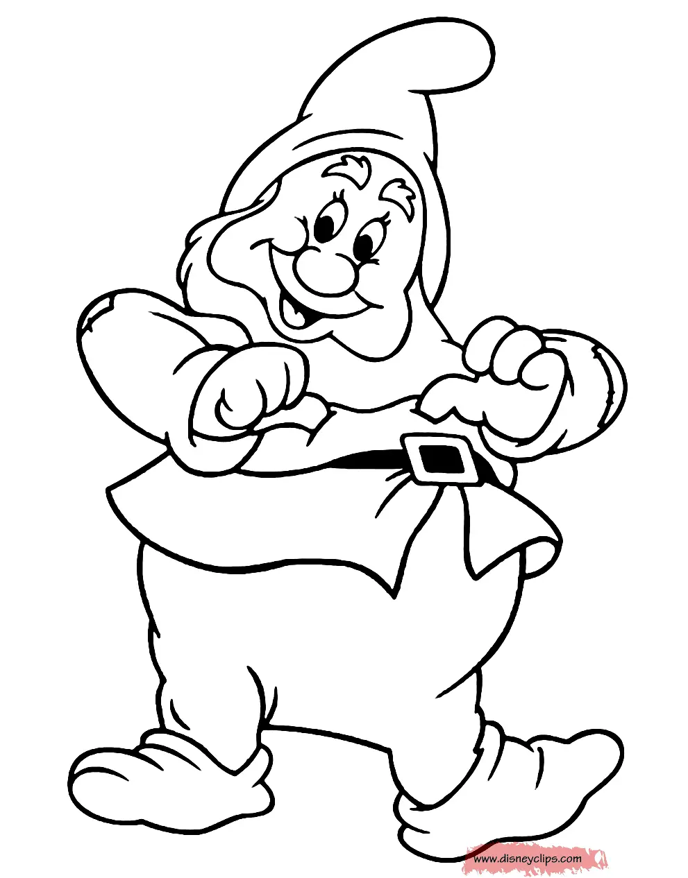 Desenhos de Sete Anoes Para Colorir 69