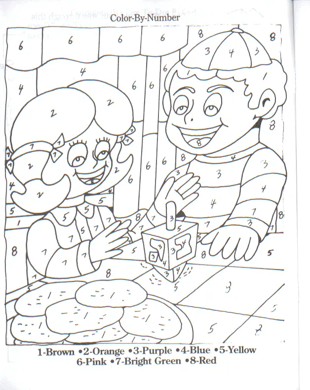 Desenhos de Shabat Para Colorir 1