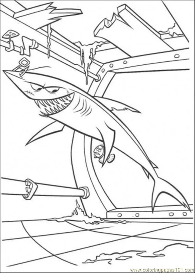 Shark Coloring Pages 15
