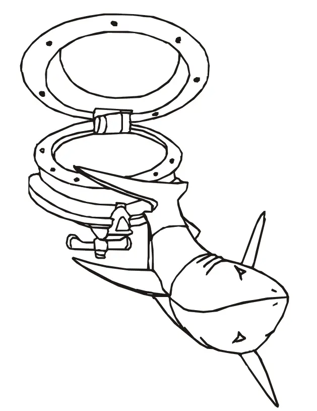 Shark Coloring Pages 20