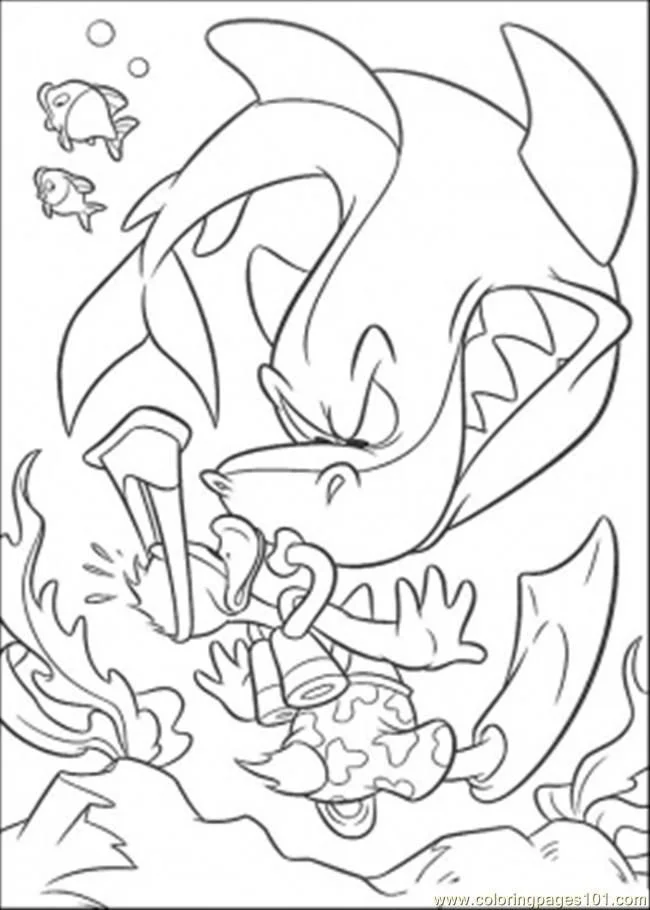 Shark Coloring Pages 27