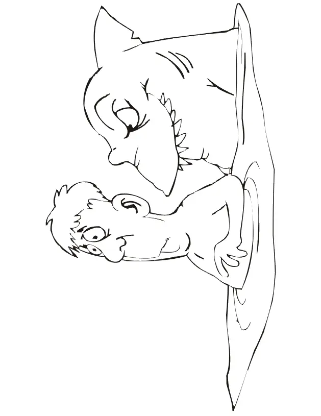 Shark Coloring Pages 30