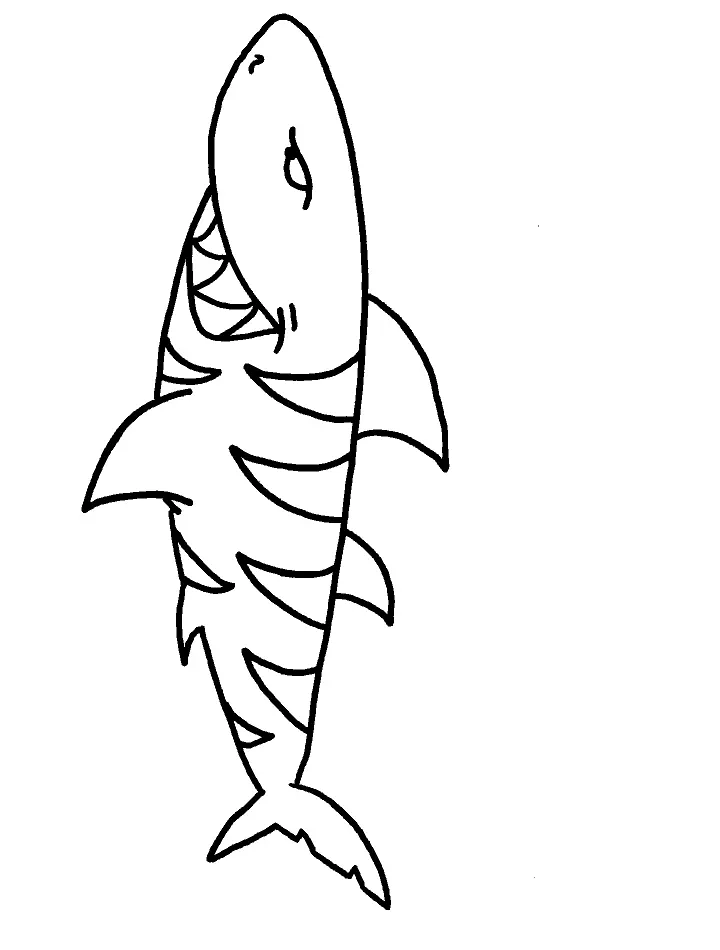 Shark Coloring Pages 35