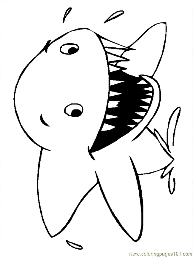 Shark Coloring Pages 36