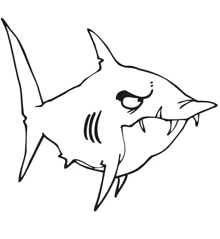 Shark Coloring Pages 50