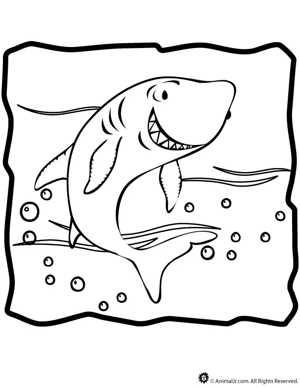 Shark Coloring Pages 55