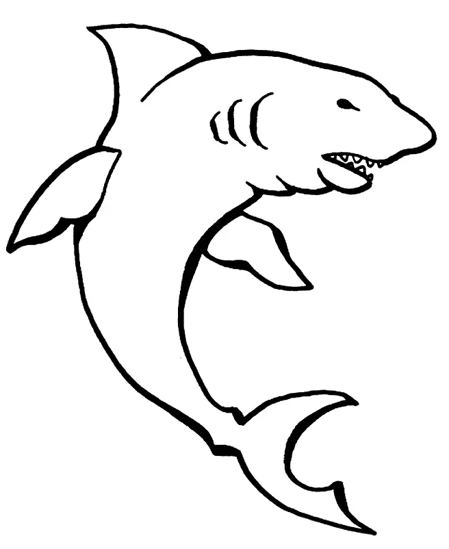 Shark Coloring Pages 58