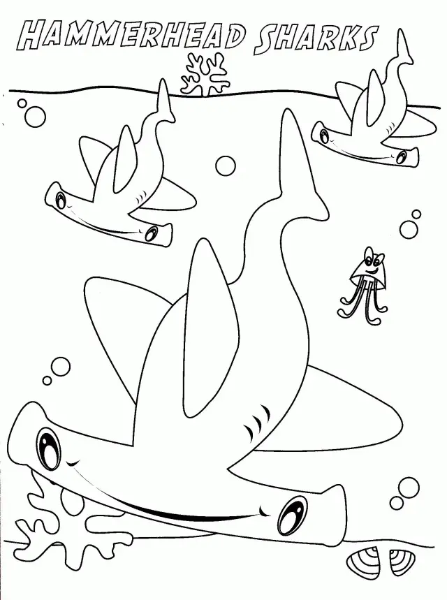 Shark Coloring Pages 70