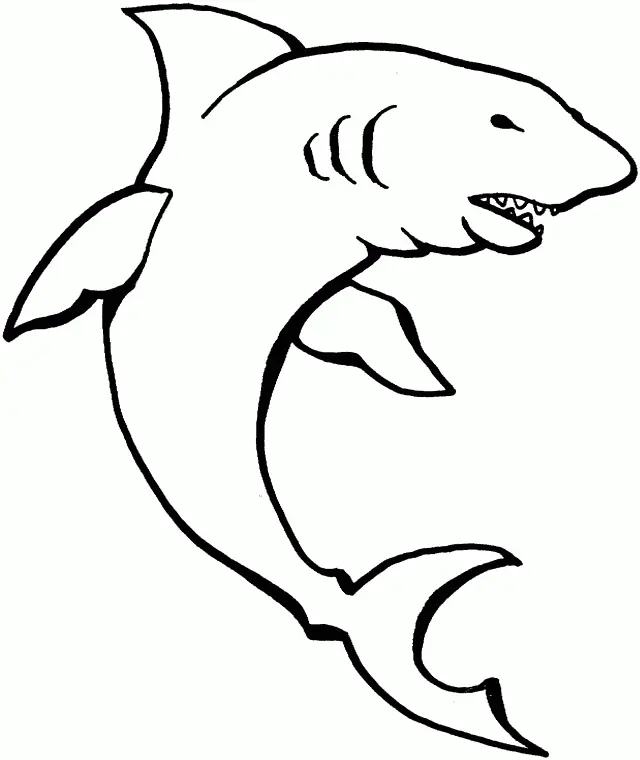 Shark Coloring Pages 72