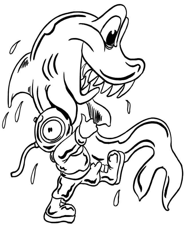 Shark Coloring Pages 84
