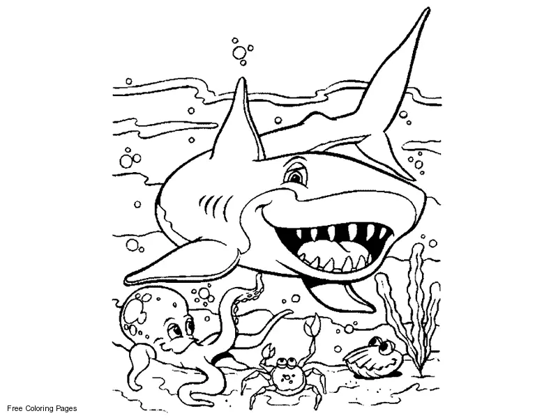 Shark Coloring Pages 90