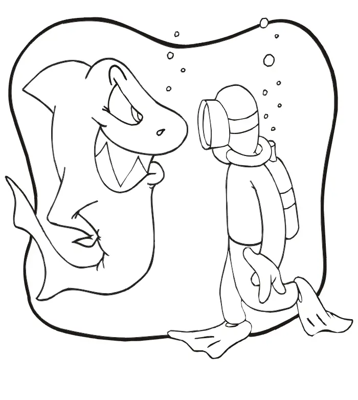 Shark Coloring Pages 92