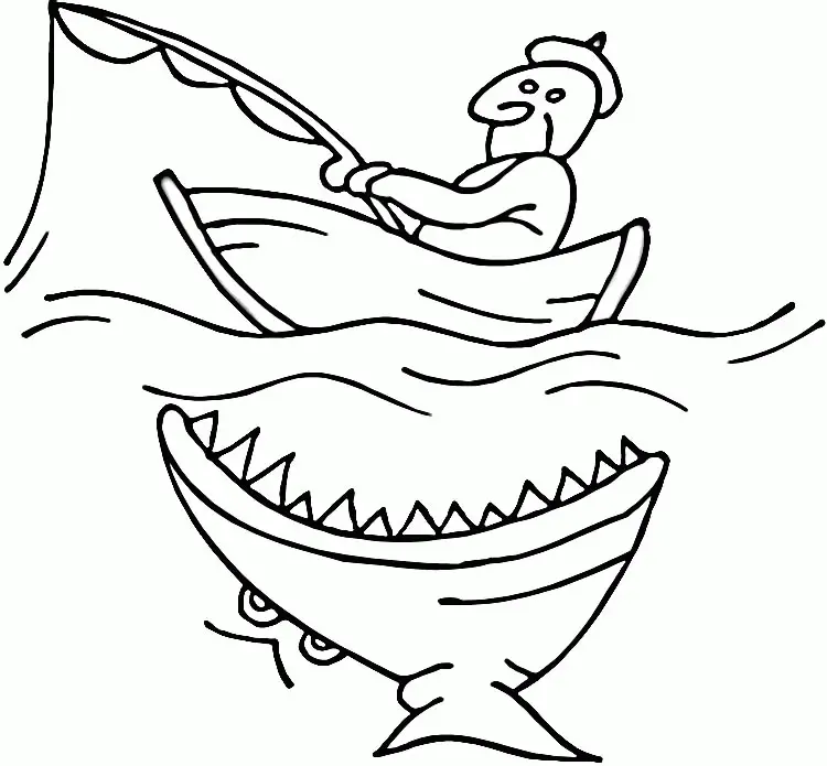 Shark Coloring Pages 94