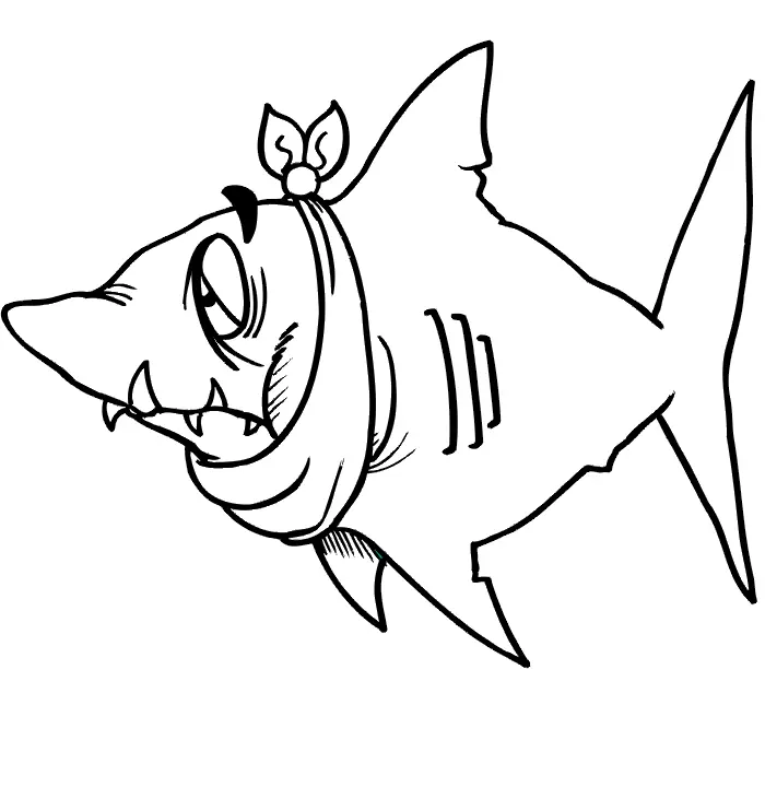 Shark Coloring Pages 95