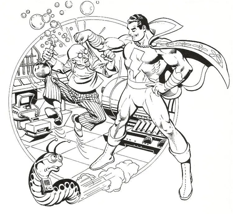 Shazam Para Colorear 30