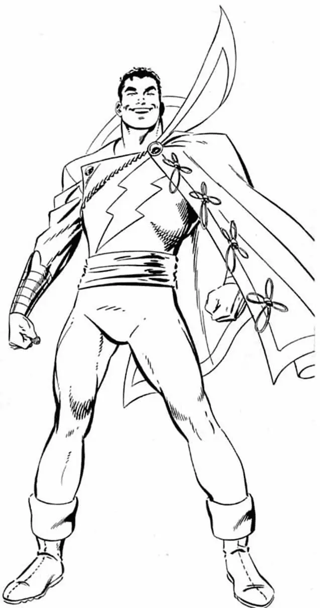 Shazam Para Colorear 47