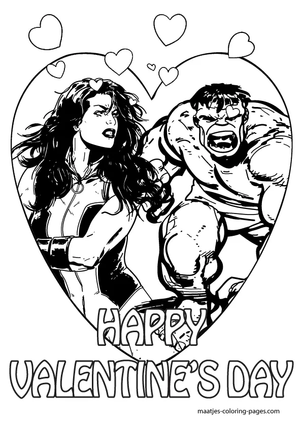 Desenhos de She Hulk Para Colorir