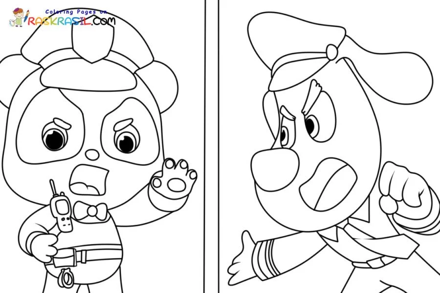 Desenhos de Detetive Labrador Para Colorir 11