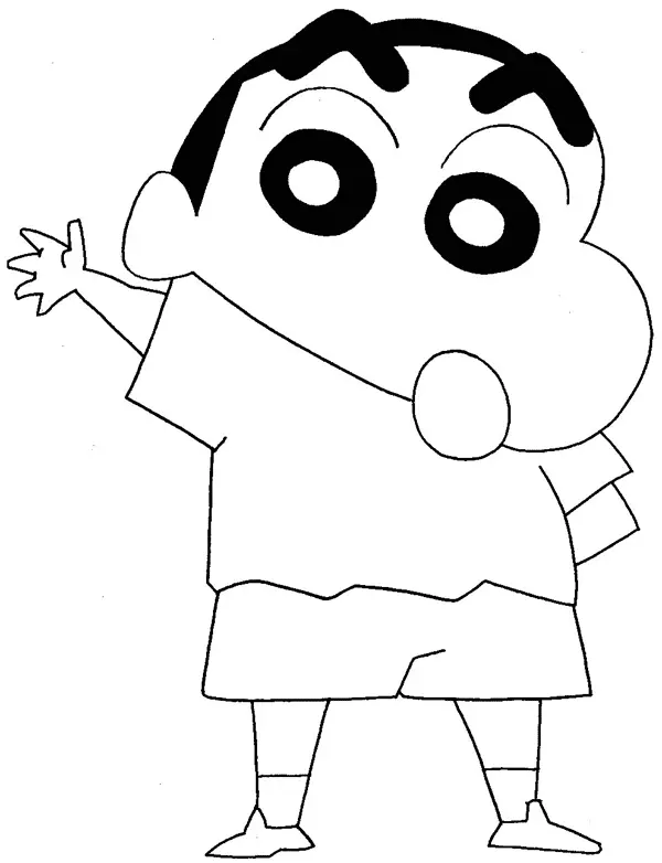 Shin chan Ausmalbilder 11