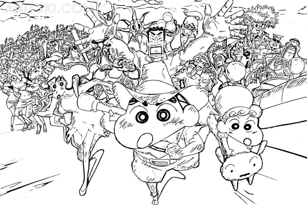 Shin chan Ausmalbilder 22