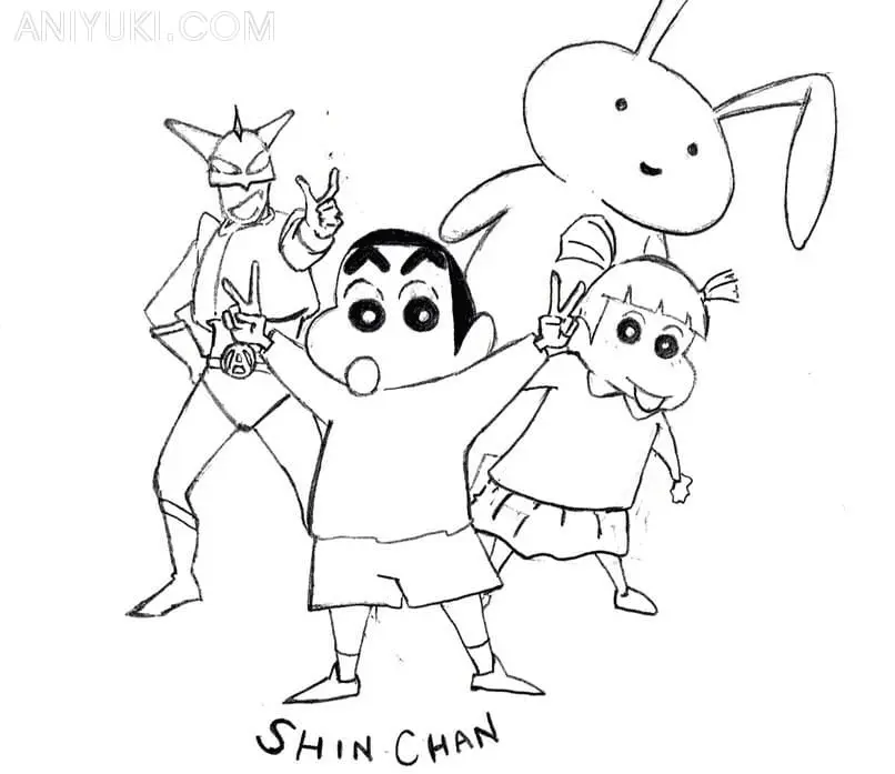 Shin chan Ausmalbilder 23