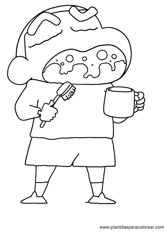 Shin chan Ausmalbilder 27