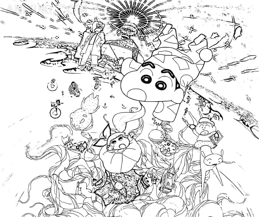 Shin chan Ausmalbilder 31