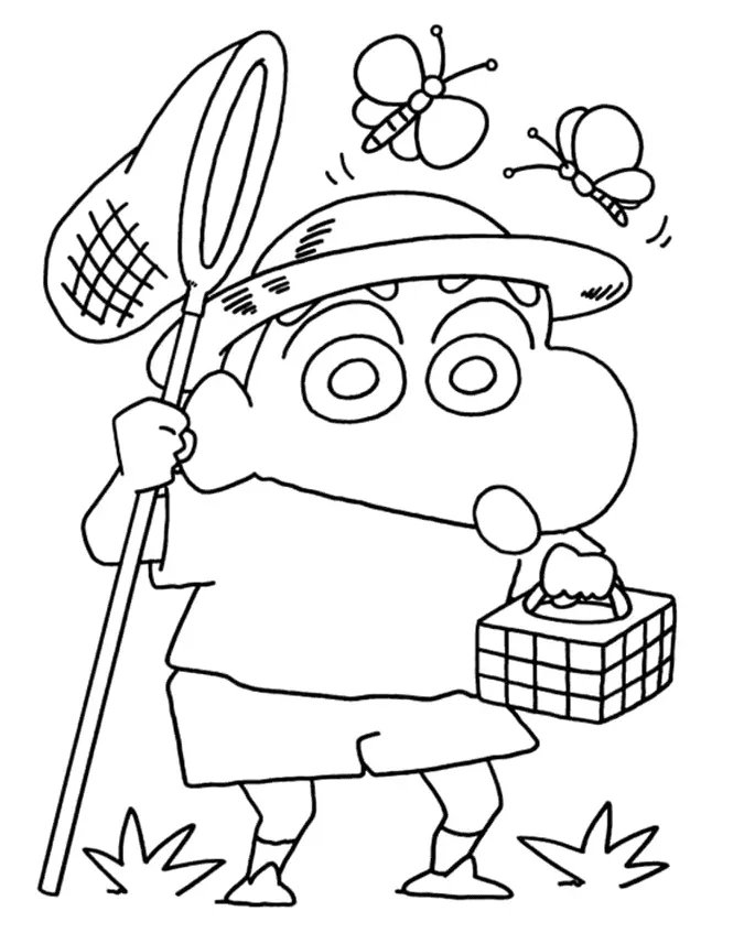 Shin chan Ausmalbilder 33