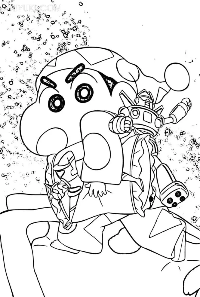 Shin chan Ausmalbilder 36