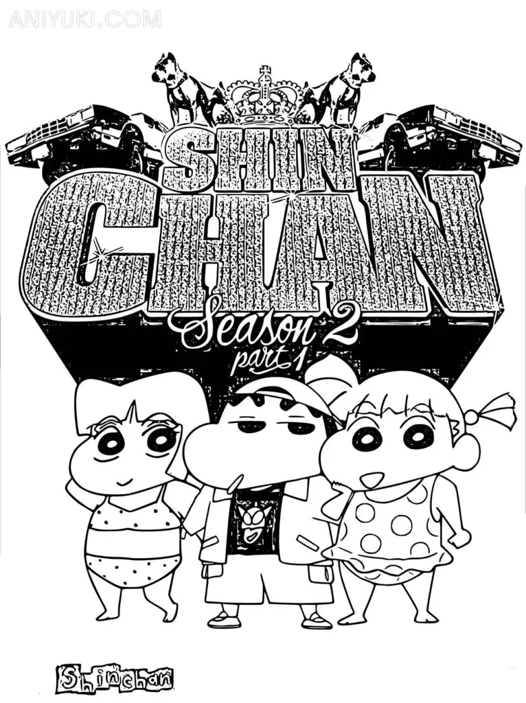 Shin chan Ausmalbilder 37