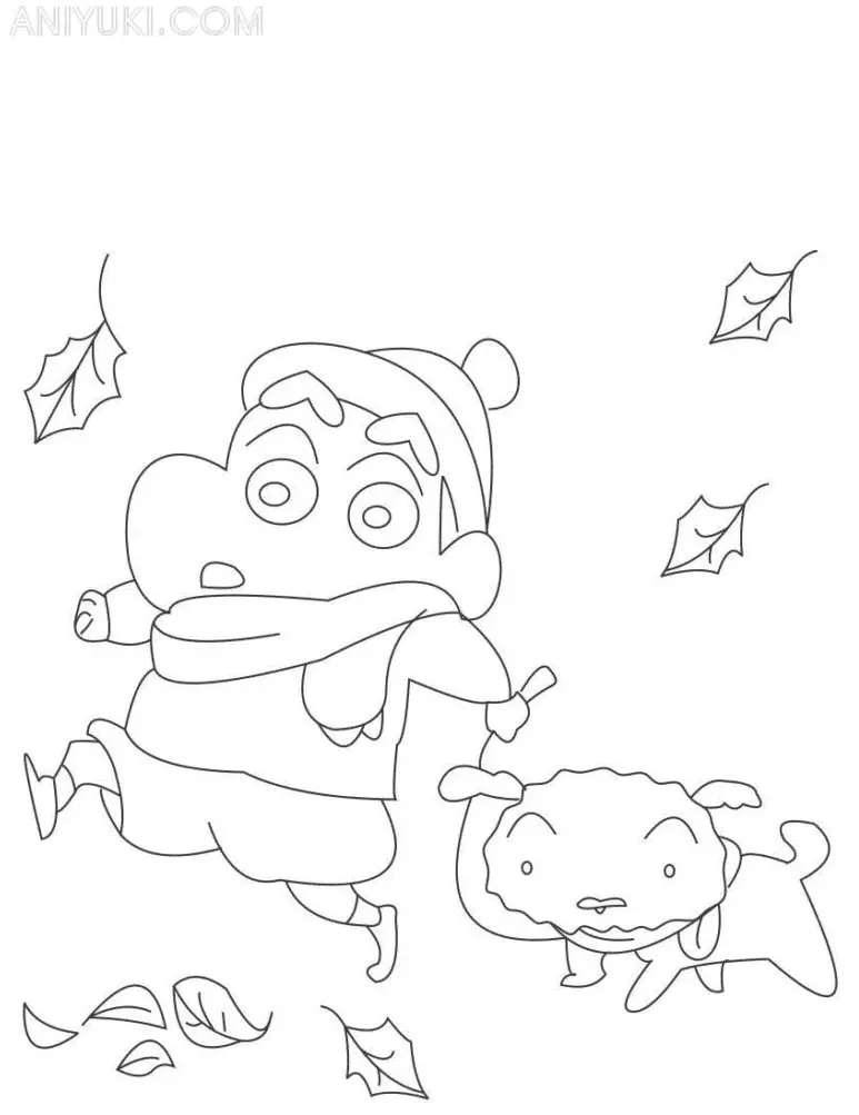 Shin chan Ausmalbilder 40