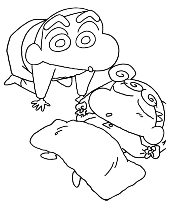Shin chan Ausmalbilder 43