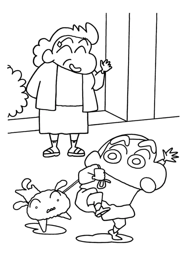 Shin chan Ausmalbilder 44