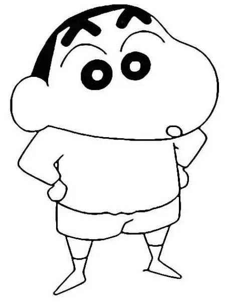 Shin chan Ausmalbilder 7
