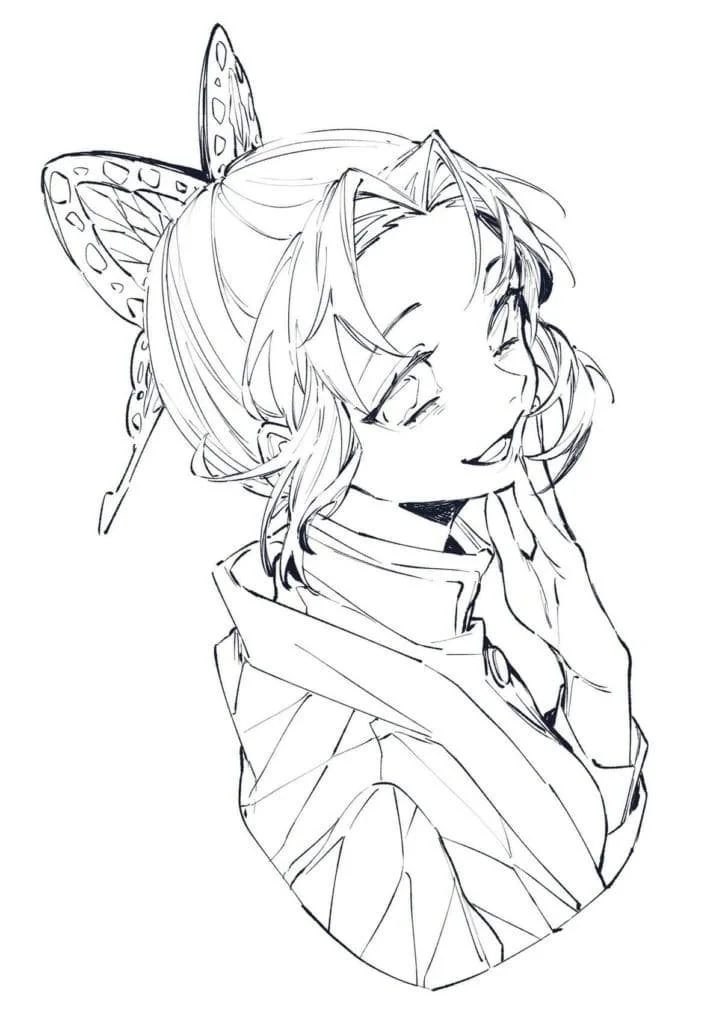 Shinobu Ausmalbilder 2