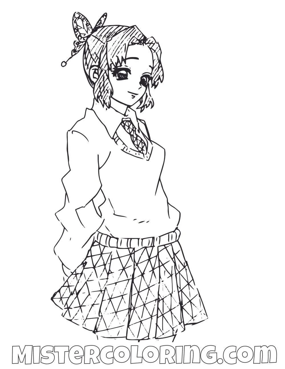 Shinobu Ausmalbilder 3