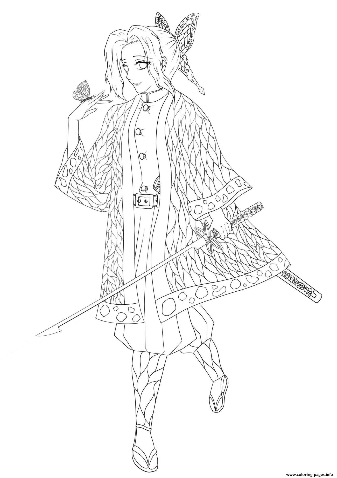 Shinobu Ausmalbilder 4