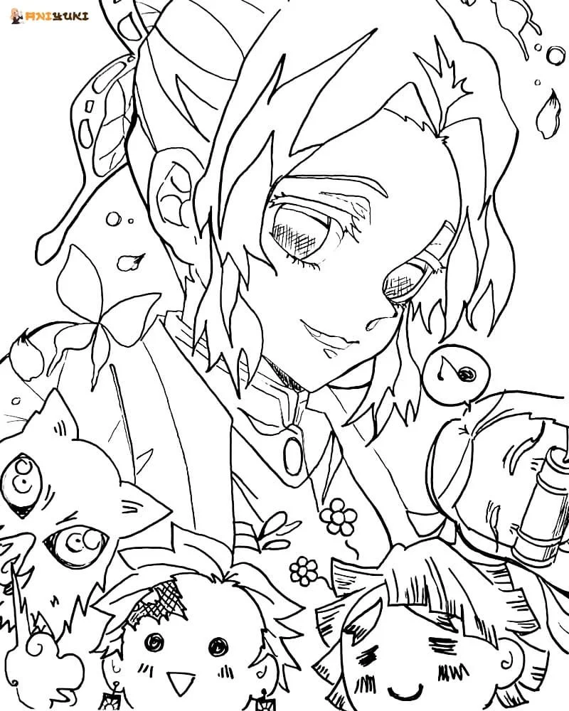 Shinobu Ausmalbilder 7