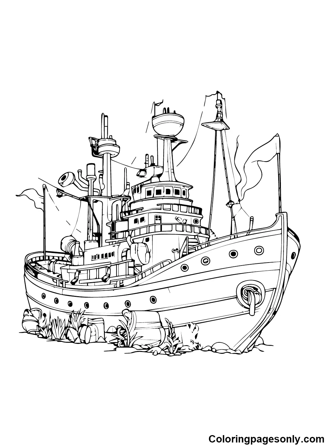 Ship Coloring Pages 8