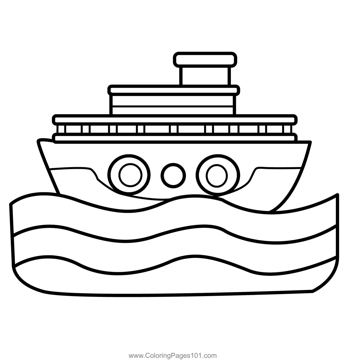 Navios Para Colorir 1