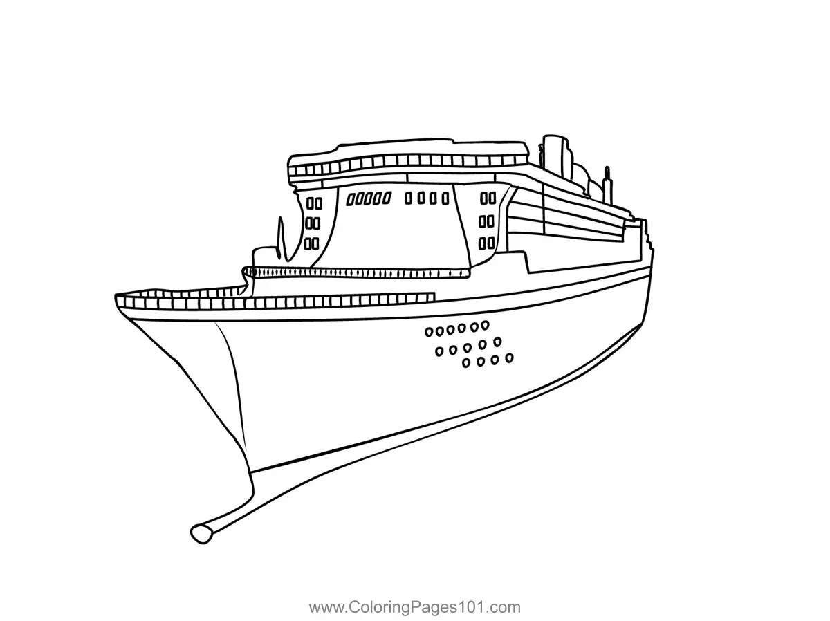 Navios Para Colorir 3